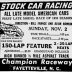Champion Raceway Ad - November 2, 1958