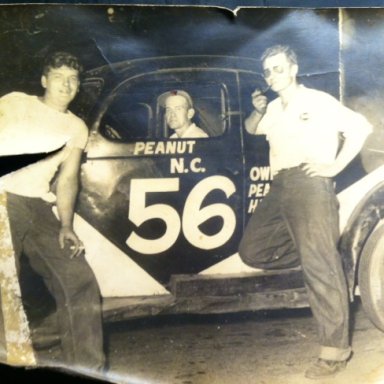 Harold Smith and Peanut Brown-far right