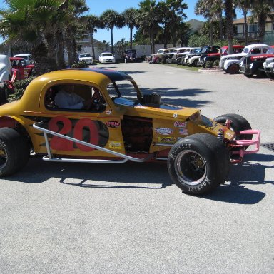 Beach Re-enactment - 2/15/14 - Former Bill McPeek Car