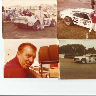Upper left and lower right pic is John Vallo in Korn car. Upper right pic is Dick Dunlevy Jr in Bob Korn car. Lower left is Bob