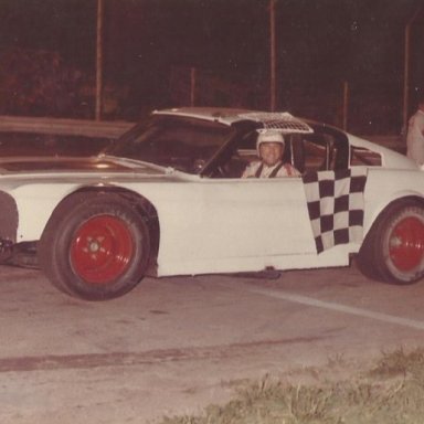 Larry Moore in Bobby Korn car 1970's