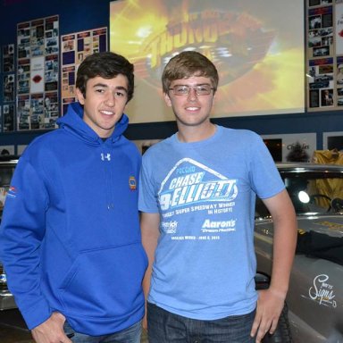 Chase Elliott and Cody Dinsmore