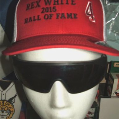 Rex White HOF Caps