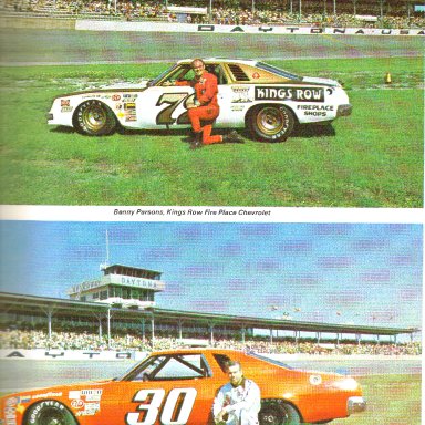 #72 Benny Parsons & #30 Walter Ballard