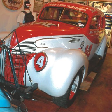 Flock car first to win easter sunday 1948 Augusta Speedway