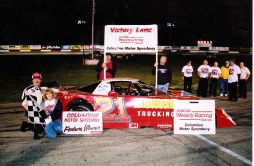 Feature Win (#284), 40 Lap, Columbus Motor Speedway, Aug, 4, 2001 ...