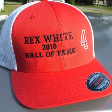 Rex White HOF Caps