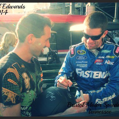 Carl Edwards and Joshua Wright