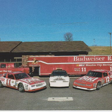 ANHEUSER-BUSCH SHOW CAR TEAM POST CARD (#1 FRONT PHOTO)