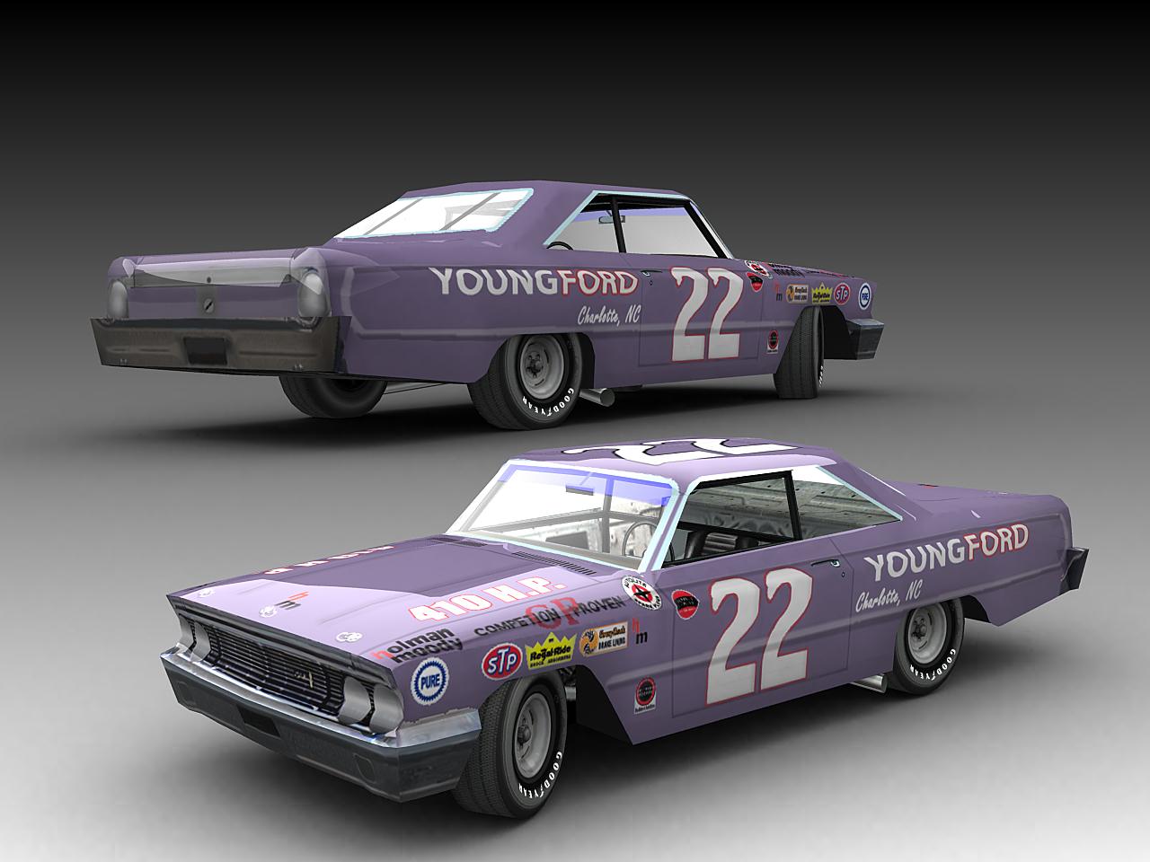 1964 22 Fireball Roberts - Gallery - David Hoy | racersreunion.com