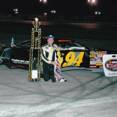 Feature Win (#305), Kil-Kare Speedway, Fri. Aug 1, 2008