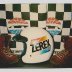 #7 ALAN  KULWICKI ZEREX RACE HELMET, RACE SHOES 04 003