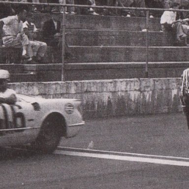1950'S CORVETTES AND T-BIRDS RACING AT MARTINSVILLE SPEEDWAY 500 - 02