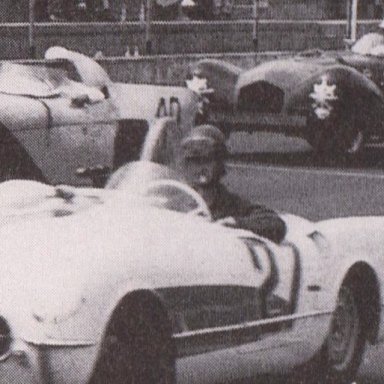 1950'S CORVETTES AND T-BIRDS RACING AT MARTINSVILLE SPEEDWAY 500 - 06