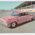 #22 FIREBALL ROBERTS,1963 YOUNG FORD, DARLINGTON RACEWAY POST CARD FRONT