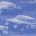 TS04A3  #99 FIREBALL ROBERTS 1961 FORD, #16 JOHNNY GOUVELA FORD,  1964 200 Mile Modified-Sportsman race at Daytona PHOTO
