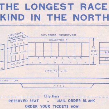TS04B1  TRENTON  N..J. SPEEDWAY, FIFTH ANNUAL,TRENTON 200 STOCK CAR RACE,SUNDAY,AUGUST 20,1967 BACK COVER OF 4 PAGE FOLD UP BROCHURE