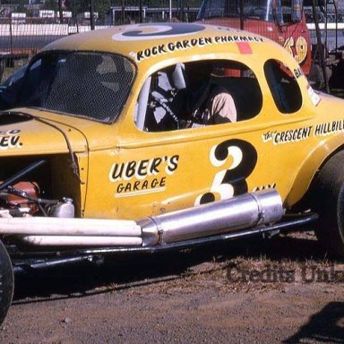 Cool Coupe from the 60s belonging to        Driver Pete Cory Sr.