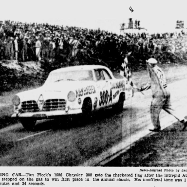 February 26, 1956 Daytona winner - Tim Flock