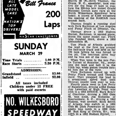 1953 North Wilkesboro