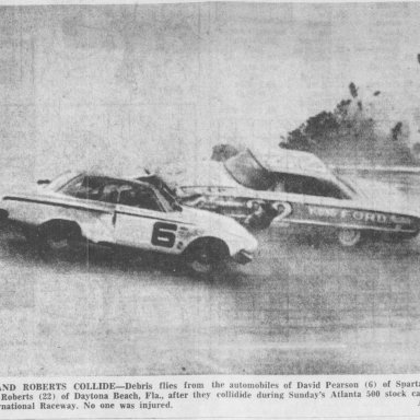 1964 Atlanta 500 - Fireball Roberts and David Pearson