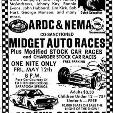 1972 Albany-Saratoga ad