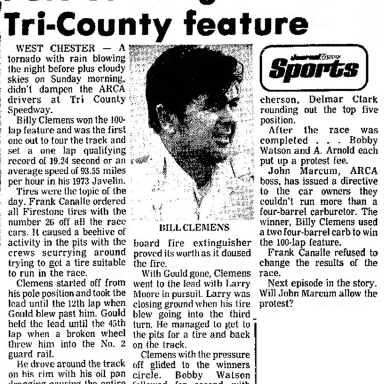 May 20, 1973 Tri-County Speedway