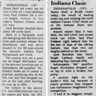 1977 Indiana Classic