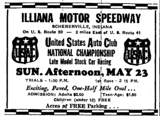 May 23, 1965 Illiana Motor Speedway Gallery TMC Chase