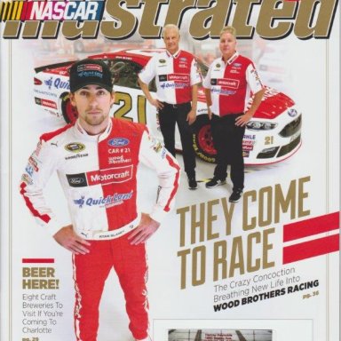 May Nascar Illustrated-Woodbrother Fan have to get This  Magazine---21