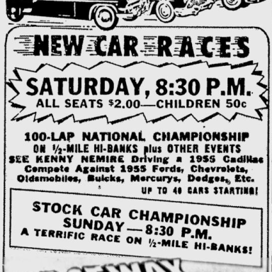 June 4, 1955 Raceway Park