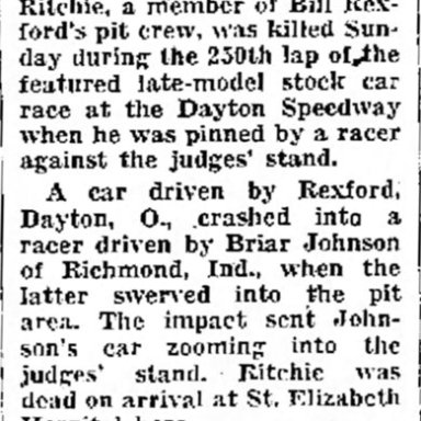 June 5, 1955 Dayton Speedway