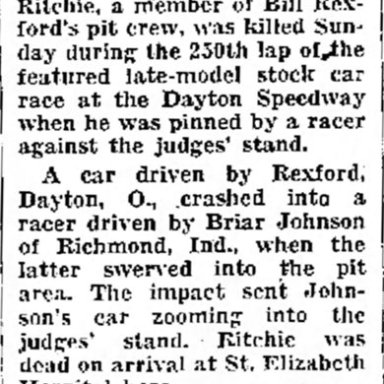 June 5, 1955 Dayton Speedway