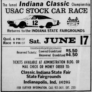June 17, 1972 Indiana Classic