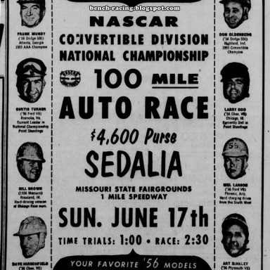 June 17, 1956 Missouri State Fairgrounds