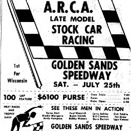 July 25, 1970 Golden Sands Speedway
