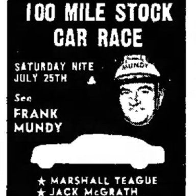 July 25, 1953 Illiana Speedway