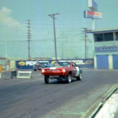 Javelin burn out Irwindale 1975