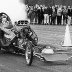 Norm Morgan in the old Kron & Rue car
