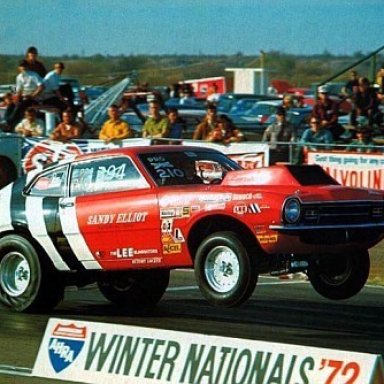 Barry Poole's '72 Comet Pro Stock drag car