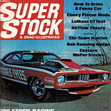 MARCH OF 1972  SUPER STOCK MAGAZINE