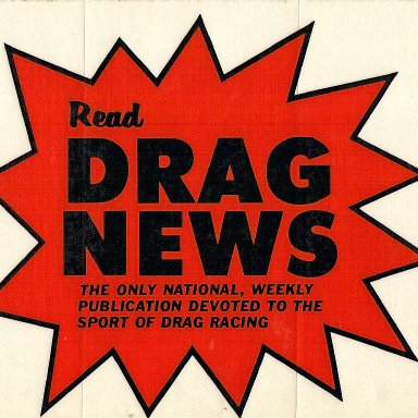 Oiginal Drag News decal