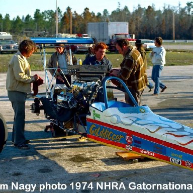 Billy Campbell 1974 NHRA Gatornationals #1a