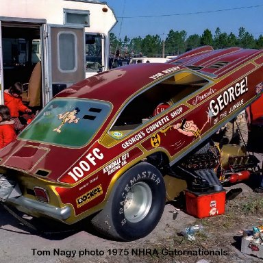 Tom Raley 1975 NHRA Gatornationals #1a