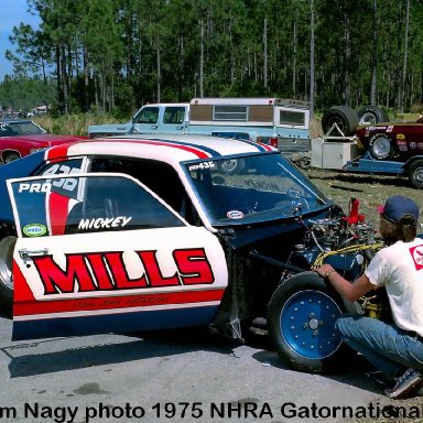 Mickey Mills 1975 NHRA Gatornationals