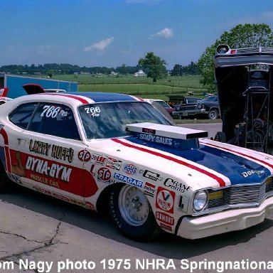 Larry Huff 1975 NHRA Springnationals #1