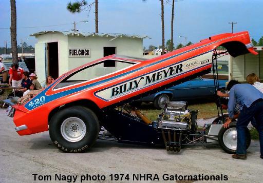 Billy Meyer 1974 NHRA Gatornationals - Gallery - Thomas Nagy ...