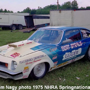 Bert Straus 1975 NHRA Springnationals