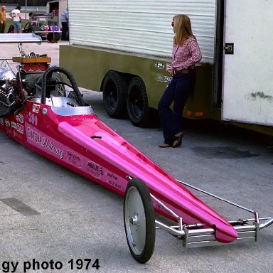 Shirley Muldowney 1974 NHRA Gatornationals