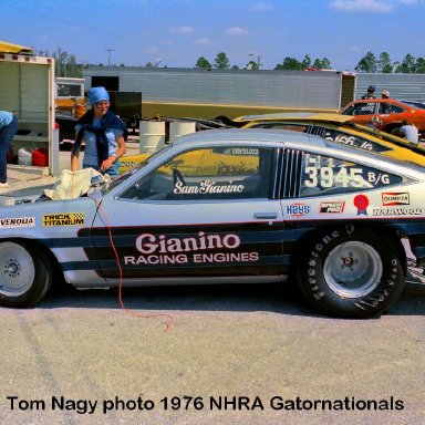 Sam Gianino 1976 NHRA Gatornationals